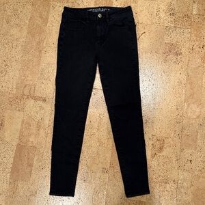 American Eagle Outfitters Dark Denim Jeans Black